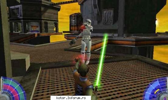 va recomand jocul, jedi academy. este un 3d shooter, asemanator cu kotor. aici poti sa utilizezi
